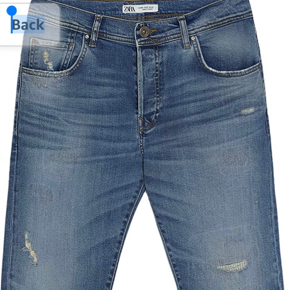Zara Men Ripped Slim Fit Jeans (Negotiable)